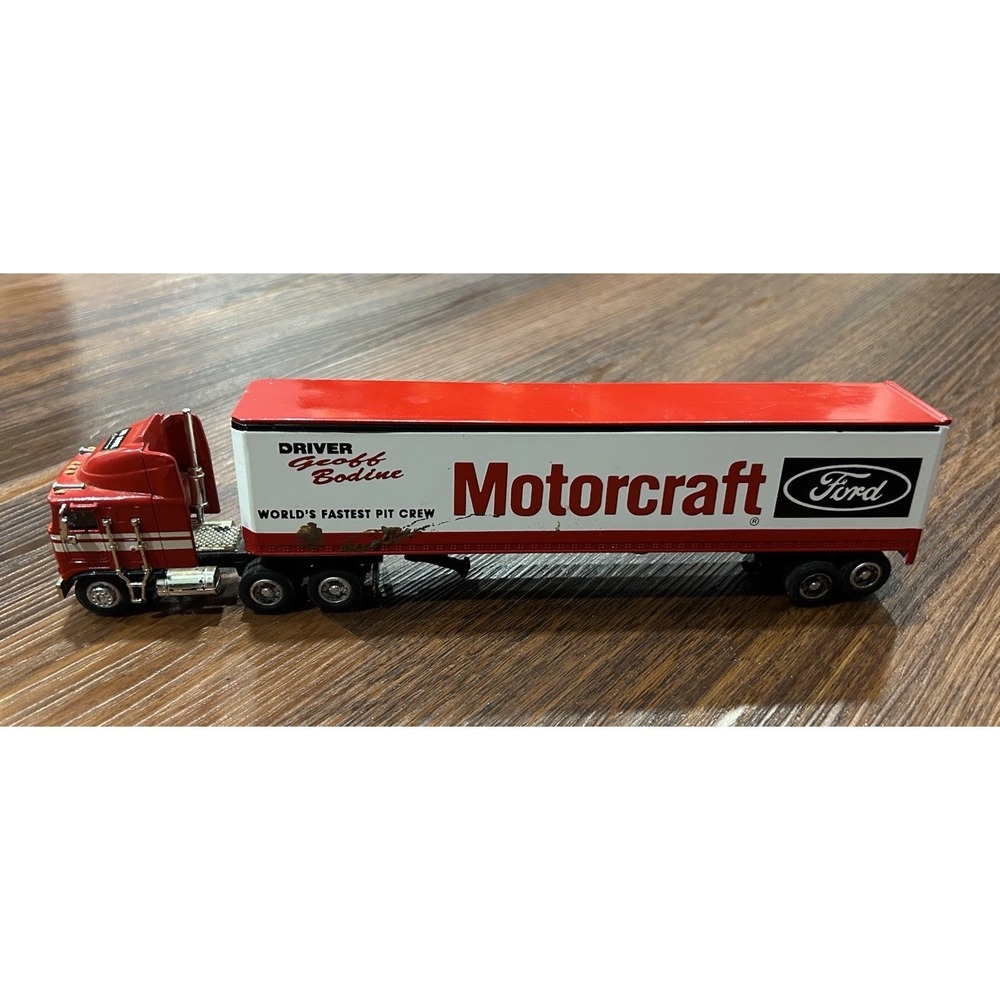 1993 Motorcraft and Ford Die-Cast Model Trailer Truck Lmtd Edition Geoff Bodine